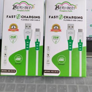 R13 HEROBEET DATA CABLE TYPEC FAST SUPER VOOC
